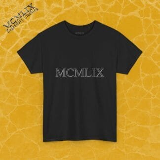 Personalizable Roman Numerals Year of Birth T-shirt. Get your year of birth on your t-shirt.