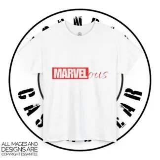 Marvelous Unisex Heavy Cotton Tee - Fun Graphic T-Shirt, Gift for Marvel Fans, Casual Wear, Birthday Gift, Everyday Style